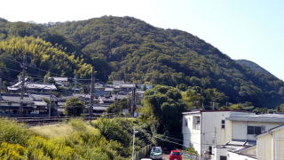 明神山を望む