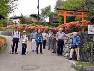 明神山頂上